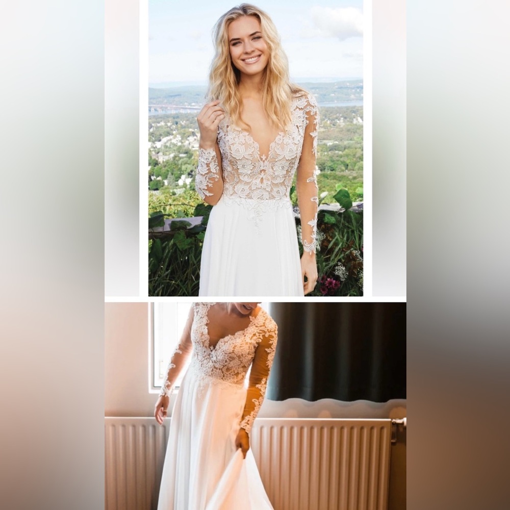 LILLIAN WEST BY JUSTIN ALEXANDER 6422 Wedding Dress - Size 12